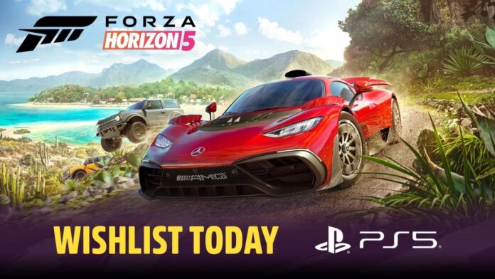 Forza horizon 5 for the PS5