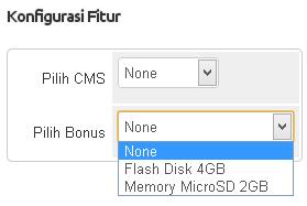 hosting bonus flashdisk