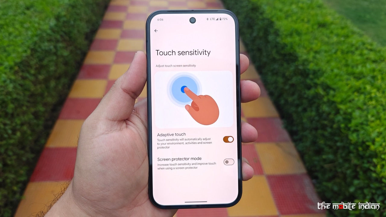 Pixel 9 adaptive touch