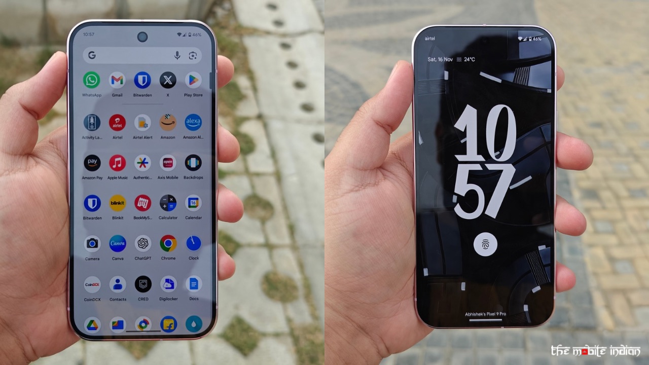 Pixel 9 Pro display