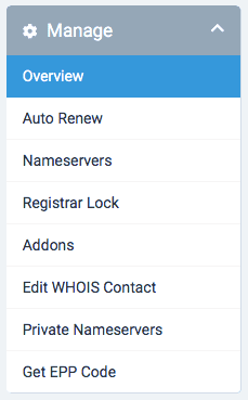 Fitur domain di member area e-Padi