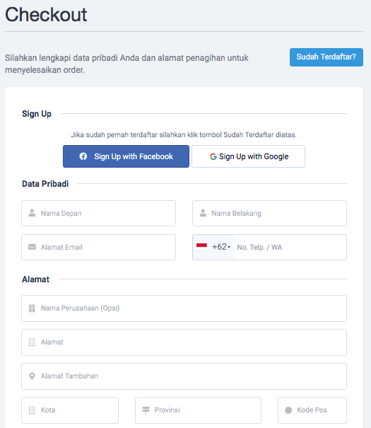 form pengisian data pribadi epadi